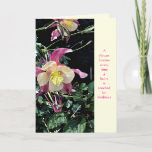 Blooms Kindness Vielen Dank Karte