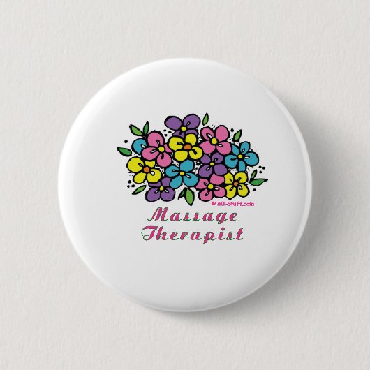 Blooms M Therapeut Button (Vorderseite)