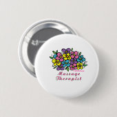 Blooms M Therapeut Button (Vorne & Hinten)