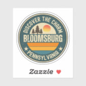 Bloomsburg, Pennsylvania Aufkleber (Blatt)
