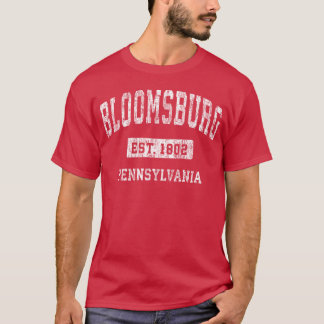 Bloomsburg Pennsylvania Pa Sport Bekanntes Mädchen T-Shirt