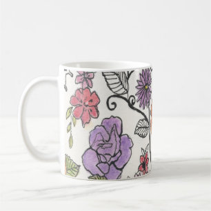 Bloomsbury-Design auf einer Tasse