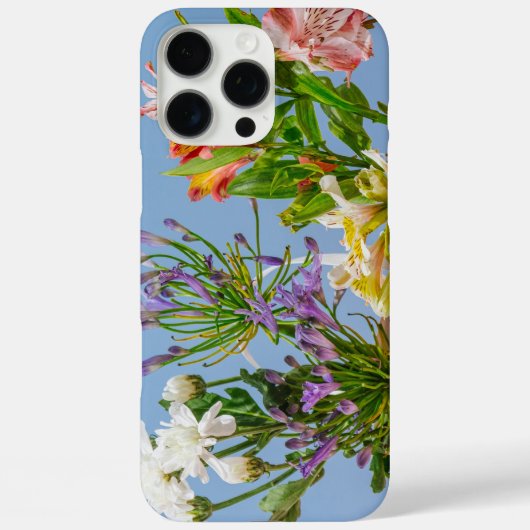 Bloomshell iPhone 16 Plus Case - Blumenmuster (Rückseite)