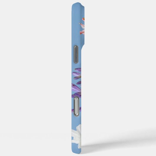 Bloomshell iPhone 16 Plus Case - Blumenmuster (Rückseite / Rechts)