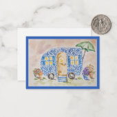 Bloomside Getaway Flat Note Card Mitteilungskarte (Vorderseite/Rückseite Beispiel)