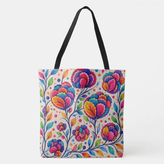 Bloomwave-Teppich Tasche (Vorderseite)