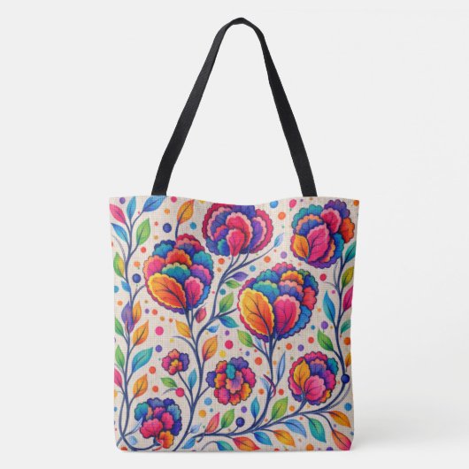 Bloomwave-Teppich Tasche (Rückseite)