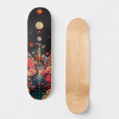 Bloomy Space Skateboard (Vorderseite)