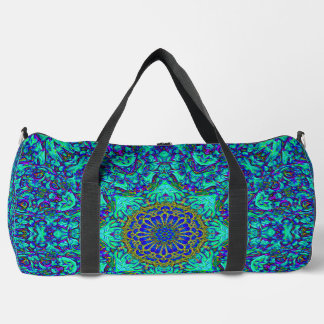 Bloophad Embossed Mandala 3 Print Cut Sew Bag Duffle Bag