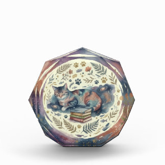 Bloque de Cristal Decorativo- Art Acuarela Fotoblock