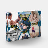 Bloque para fotos "Best Dad Since" personalizable (Links)