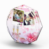 Bloque para fotos personalizado con rosas (Rechts)