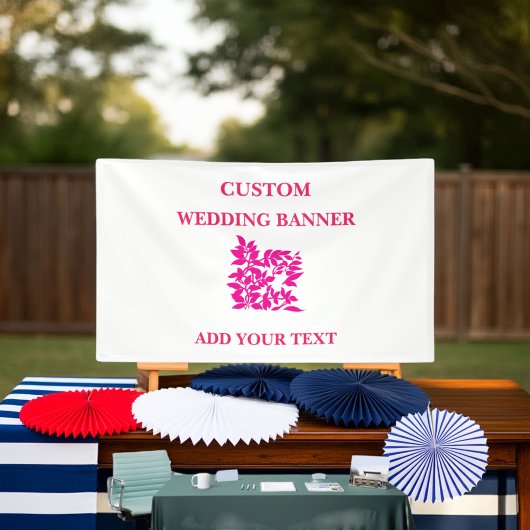 Bloral Abschluss Baby Shooting Anniversary Banner