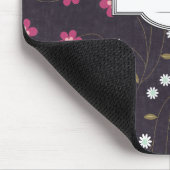 Bloral anpassbare Monogramm-Maus-Pad Mousepad (Ecke)