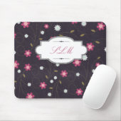 Bloral anpassbare Monogramm-Maus-Pad Mousepad (Mit Mouse)