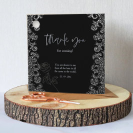 Bloral Black Gothic Junggeselinnen-Abschied Geschenkanhänger