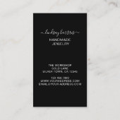 Bloral Black Juwelier Visitenkarte (Rückseite)