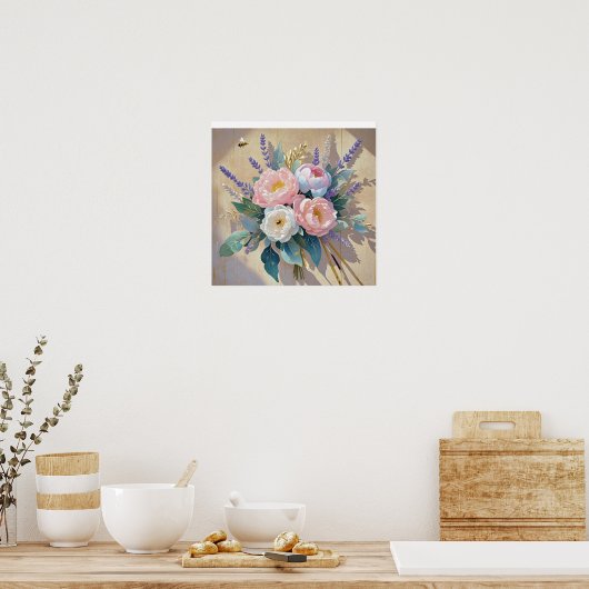 Bloral Bouquet Poster (Küche)