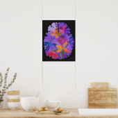 Bloral Brain Art Poster (Küche)