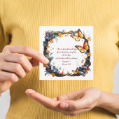 Bloral Customizable Bibe Verse Feiertagskarte