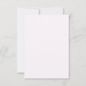 Bloral Embrace Wedding RSVP Card (Rückseite)