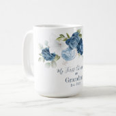 Bloral Eukalyptus Großeltern 1. Weihnachten Kaffeetasse (Vorderseite Links)