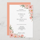 Bloral Eukalyptus Wedding Einladung (Vorne/Hinten)