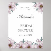 Bloral Eukalyptus Wedding Welcome Sing Poster (Vorne)