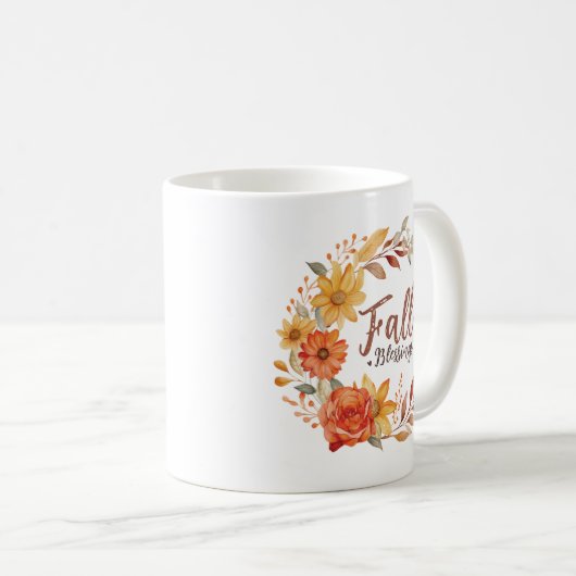 Bloral Fall Segen Kaffeetasse (VorderseiteRechts)