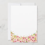 Bloral Geometric Gold Glitzer Graduation Party Einladung (Rückseite)