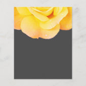 Bloral Golden Yellow Orange Gray Coole Hochzeit (Rückseite)