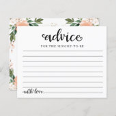 Bloral Halloween Girl Babyduschratenkarte (Vorne/Hinten)