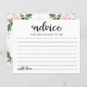 Bloral Halloween Girl Babyduschratenkarte (Vorne/Hinten)