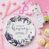 Bloral Halloween Skull Baby ist Braudusche Pappteller (Party)