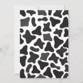 Bloral Holy Cow Baby Dusche Einladung (Rückseite)