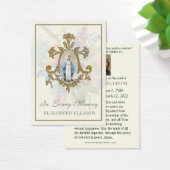 Bloral Marian Cross Jungfrau Mary Beerdigung Gebet (Schreibtisch)