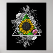 Bloral Sacred Geometry Poster (Vorne)