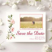 Bloral Save the Date Christlich Hochzeit Postkarte