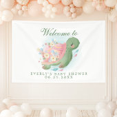 Bloral Sea Turtle Baby Dusche Willkommen Banner