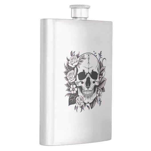 Bloral Skull Flachmann (Rechts)