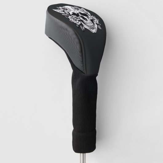 Bloral Skull Golf Headcover (angewinkelt)