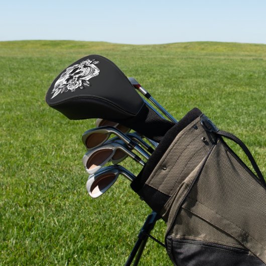 Bloral Skull Golf Headcover (In SItu)