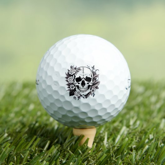 Bloral Skull Golfball (Insitu T-Shirt)
