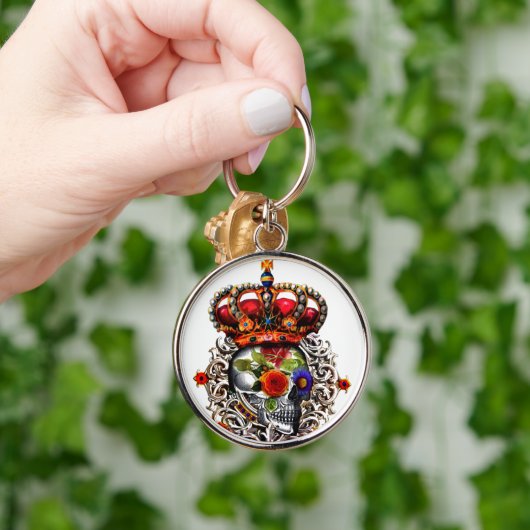 Bloral Skull Schlüsselanhänger (Hand)