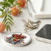 Bloral Skull Schlüsselanhänger (Seite)