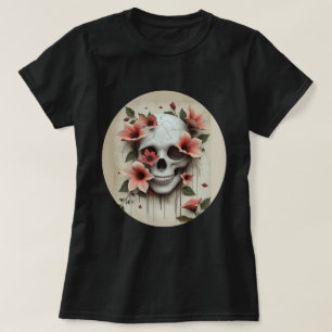 Bloral Skull T-Shirt