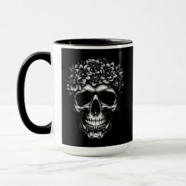 Bloral Skull Tasse