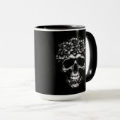 Bloral Skull Tasse (VorderseiteRechts)