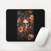 Bloral subtile Skull betont Schädelkunst Mousepad (Mit Mouse)