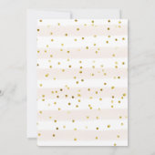Bloral White Pumpkin Baby Dusche Einladung (Rückseite)
